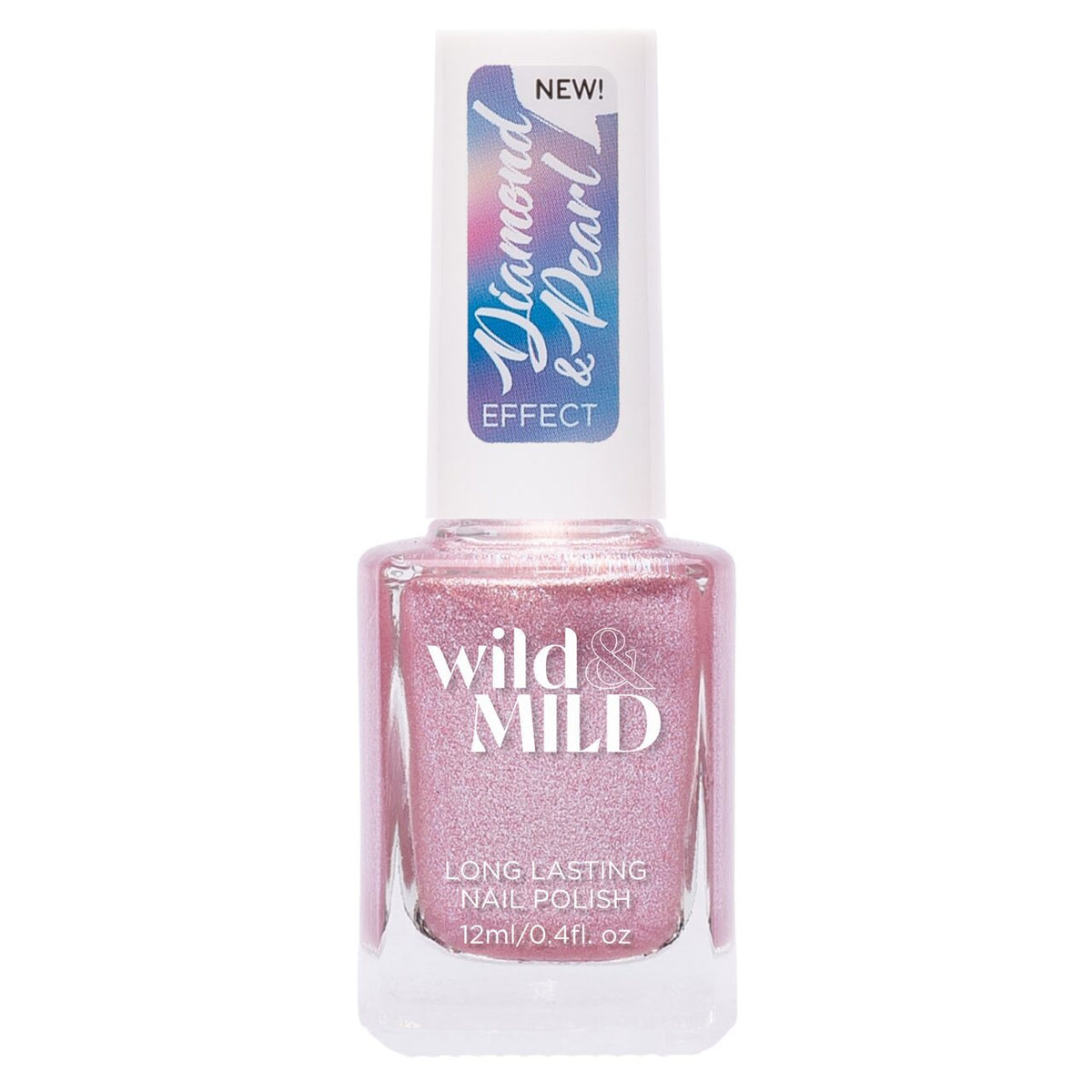 Lac de unghii Wild & Mild Diamond & Pearl Effect, N.01 - Worship Me, 12 ml, Wild & Mild
