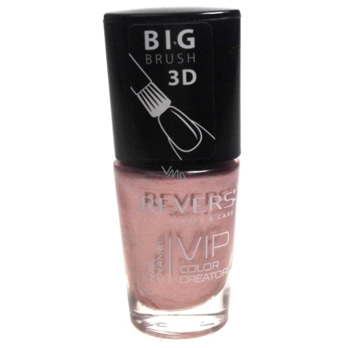 Lac de unghii VIP 3D, N.029 - Maro sidefat, 12 ml, Revers Cosmetics