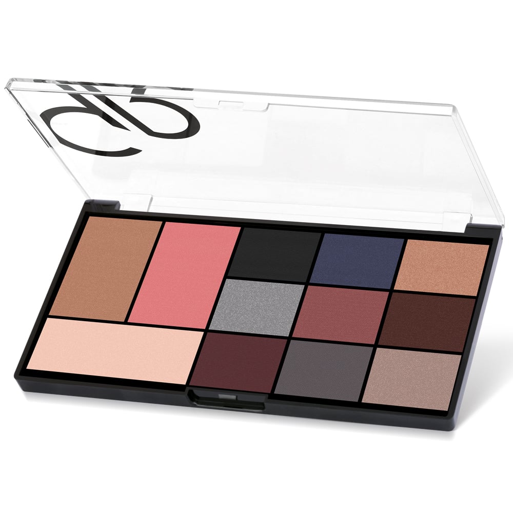 Paletă pentru față și ochi City Style, N.02 Smokey, 23.9 gr, Golden Rose
