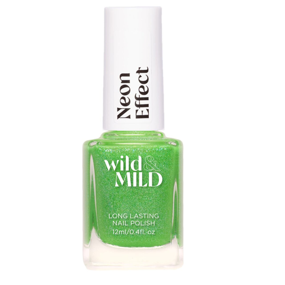 Lac de unghii Wild & Mild Neon Effect, N.02 - Glow-getter, 12 ml, Wild & Mild