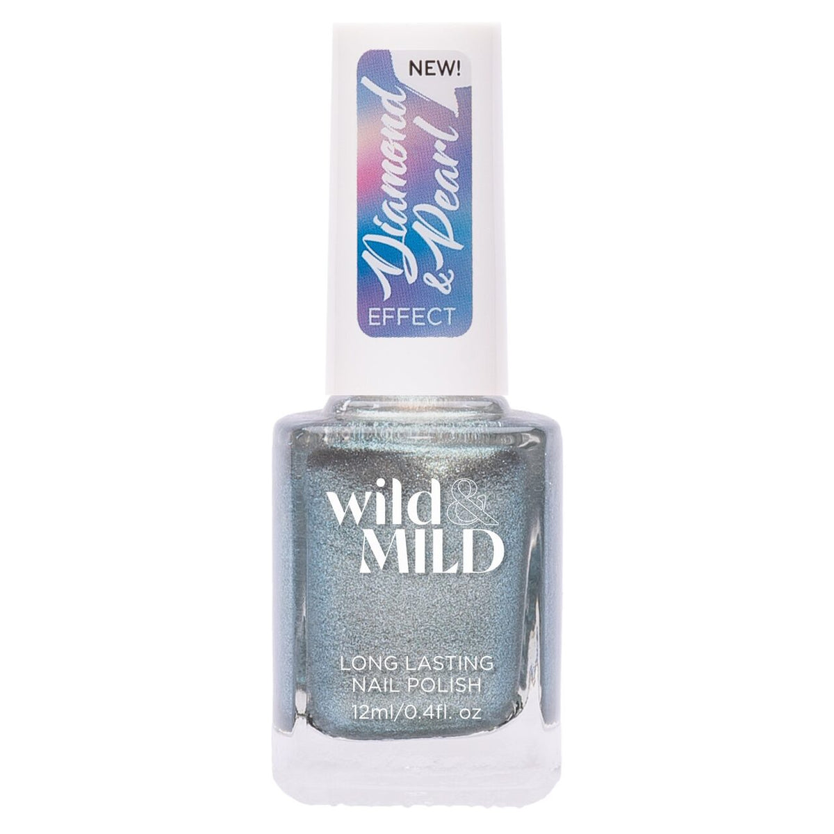 Lac de unghii Wild & Mild Diamond & Pearl Effect, N.02 - Restless Soul, 12 ml, Wild & Mild