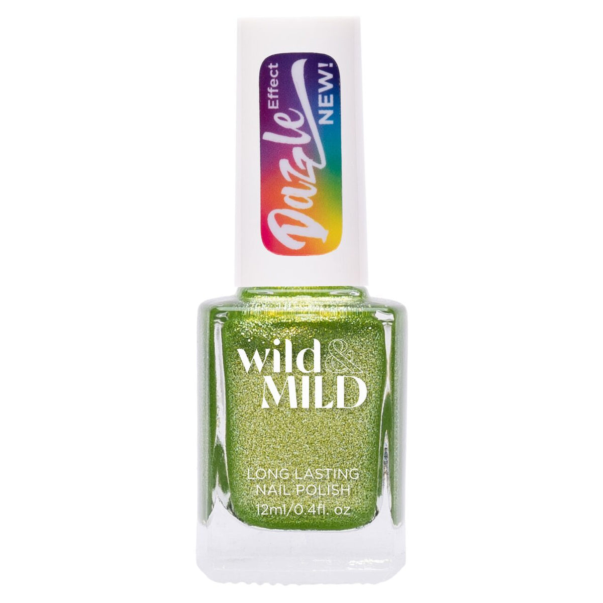 Lac de unghii Wild & Mild Dazzle Effect, N.02 - Silent Retreat, 12 ml, Wild & Mild