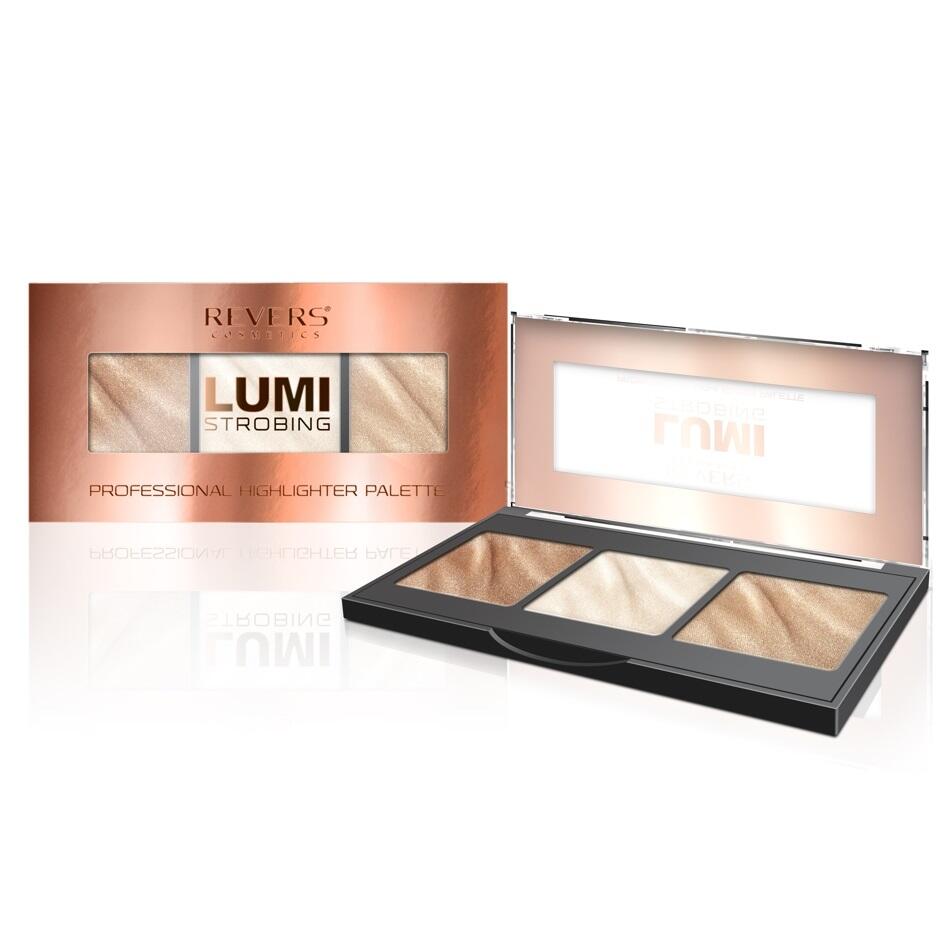 Paletă iluminator Lumi Strobing 03, 12.5 gr, Revers Cosmetics