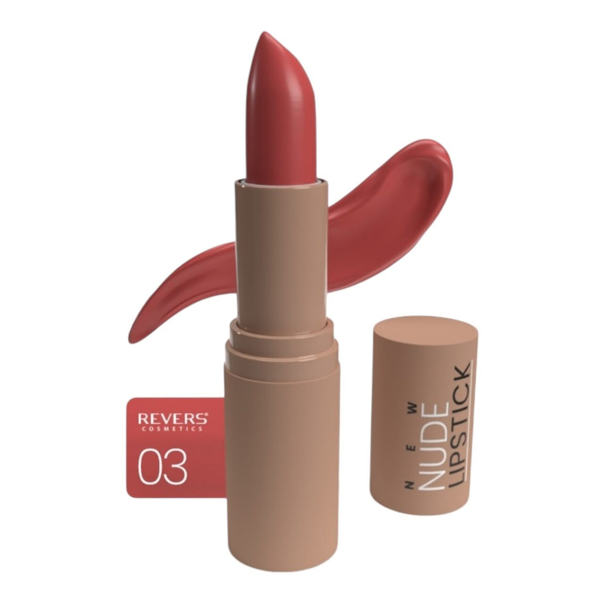 Ruj de buze New Nude N.03, 4 gr, Revers Cosmetics