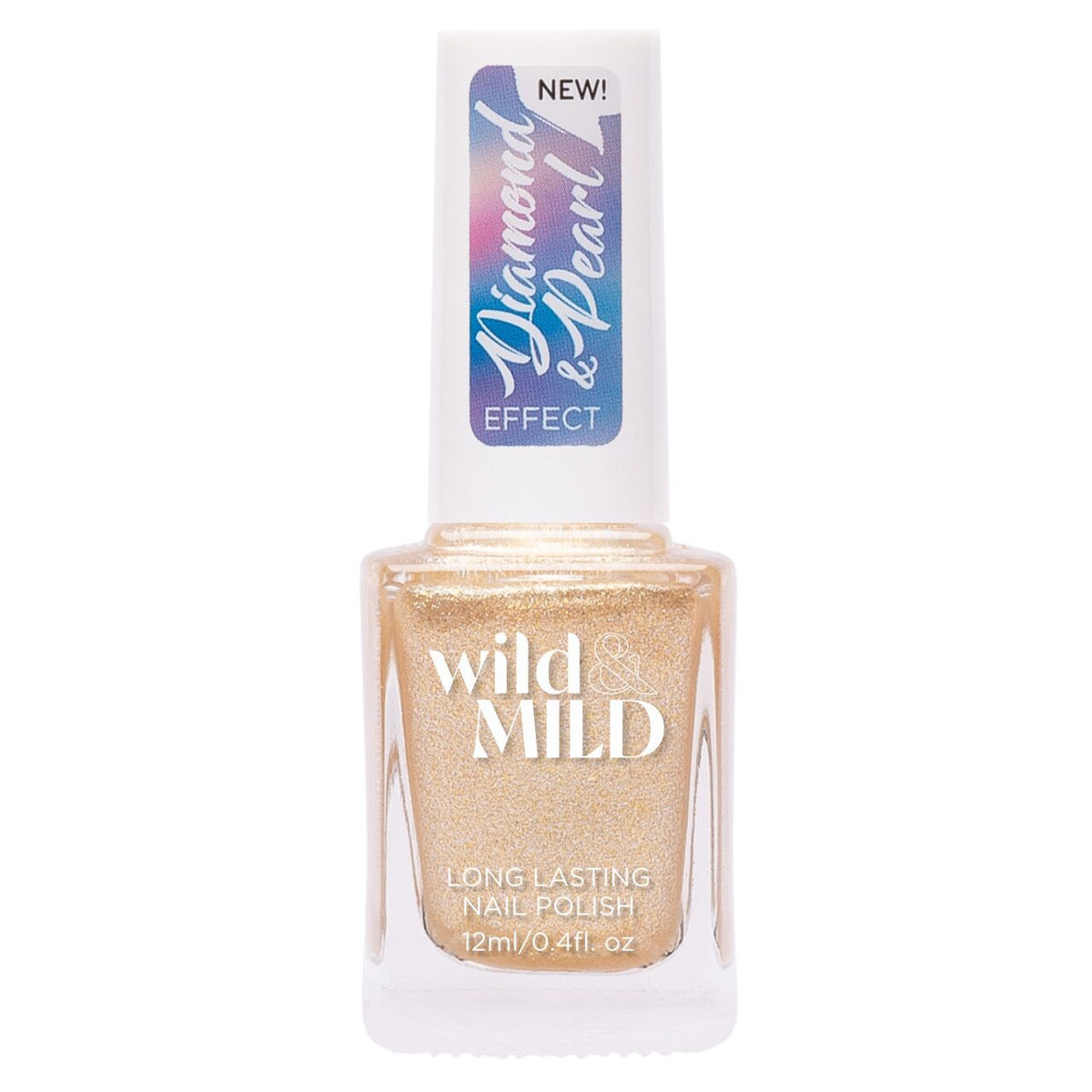 Lac de unghii Wild & Mild Diamond & Pearl Effect, N.03 - Holy Moly, 12 ml, Wild & Mild