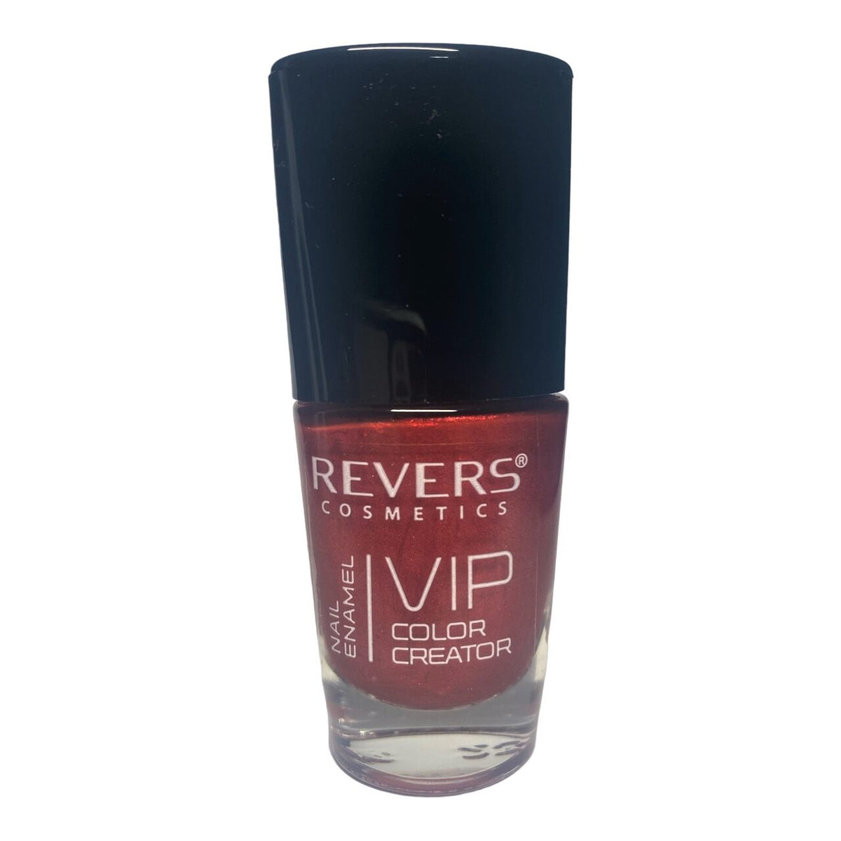 Lac de unghii VIP 3D, N.049 - Roșu deschis sidefat, 12 ml, Revers Cosmetics