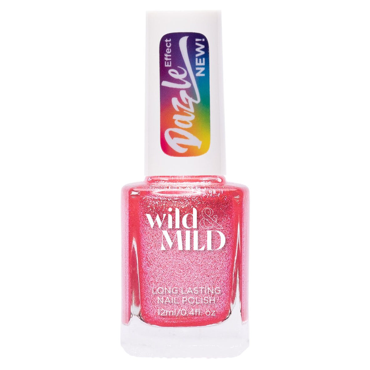 Lac de unghii Wild & Mild Dazzle Effect, N.04 - Pretty Promise, 12 ml, Wild & Mild