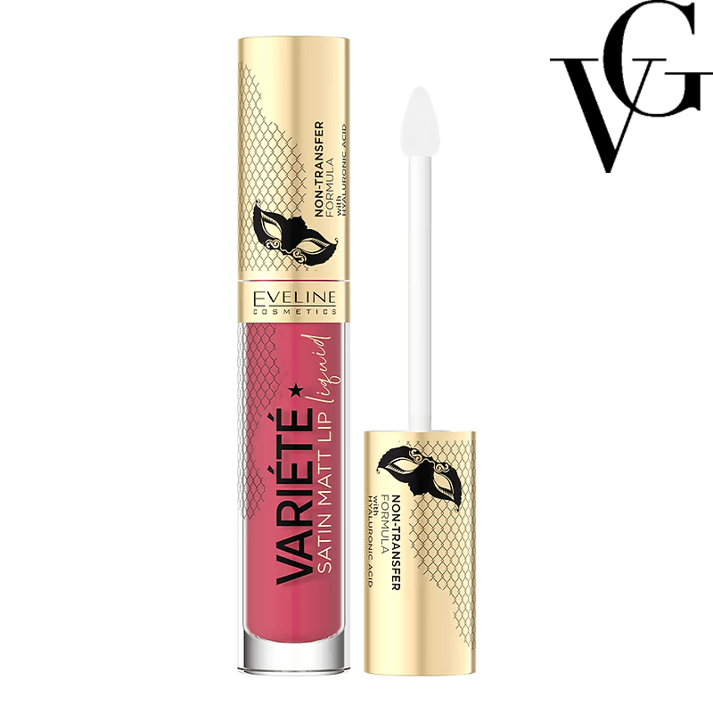 Ruj lichid Variete Satin Matt Lip Liquid, 4.5 ml, Eveline Cosmetics