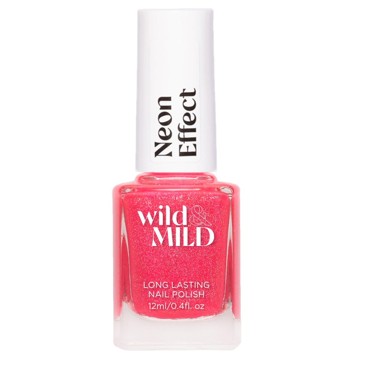 Lac de unghii Wild & Mild Neon Effect, N.06 - Radiant Raspberry, 12 ml, Wild & Mild