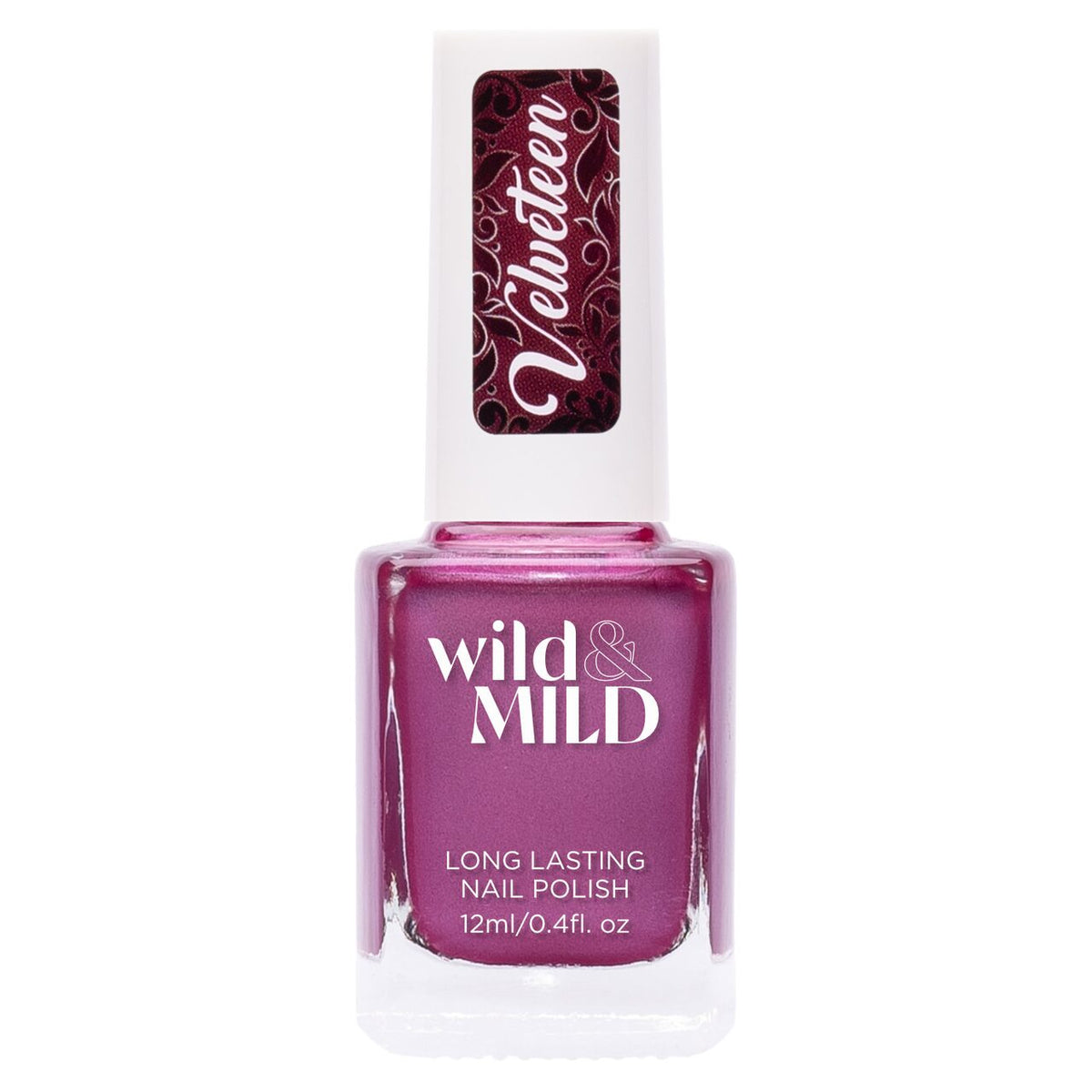 Lac de unghii Wild & Mild Velveteen, N.06 - Velveteen Queen, 12 ml, Wild & Mild