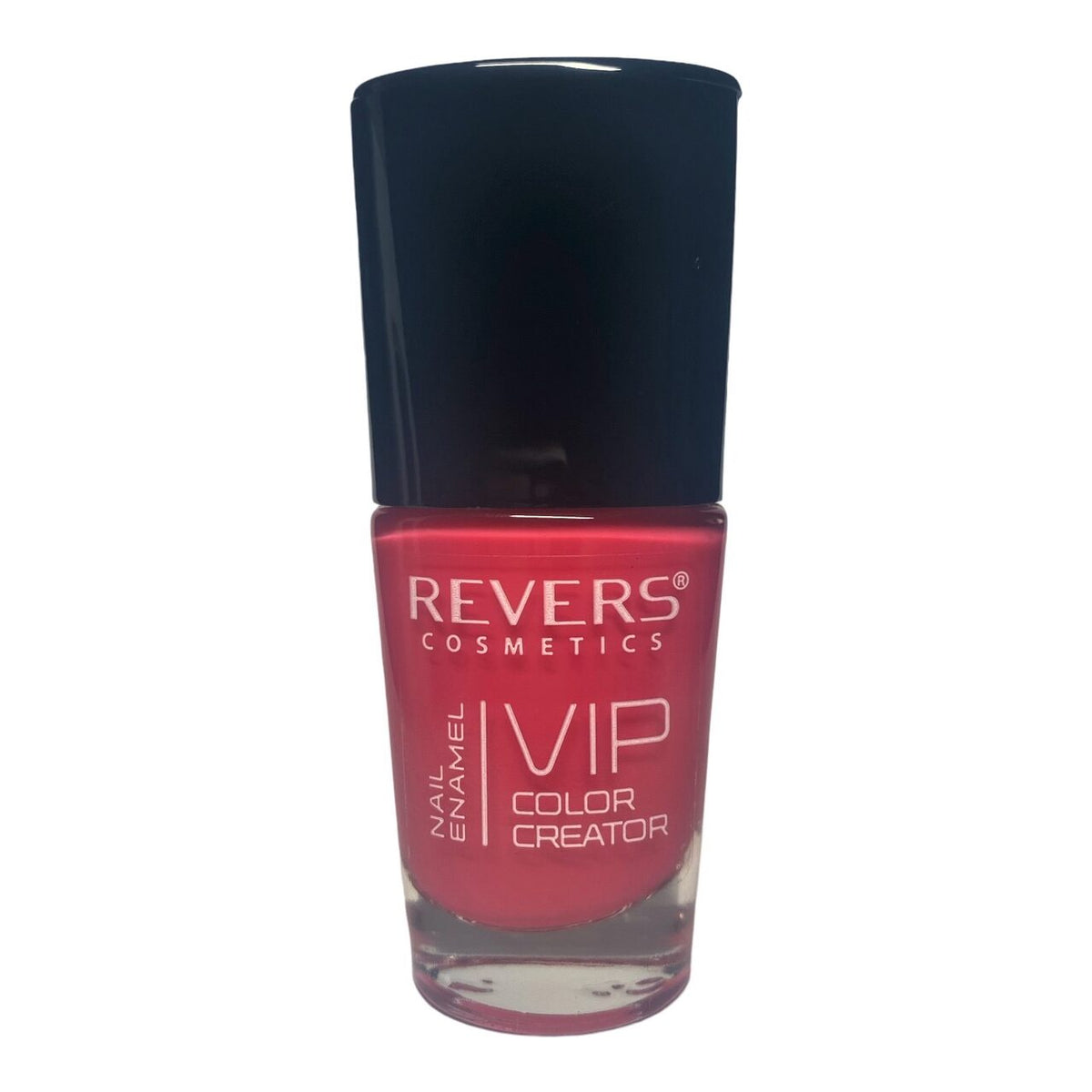 Lac de unghii VIP 3D, N.078 - Corai aprins, 12 ml, Revers Cosmetics