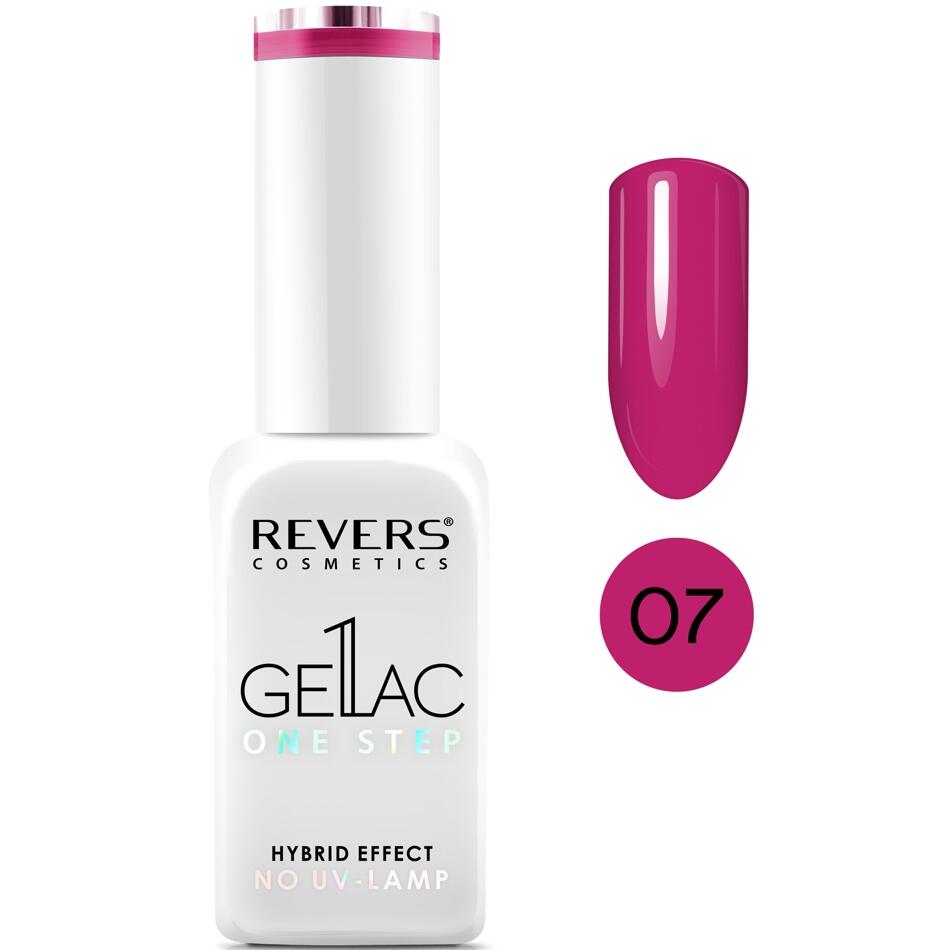 Lac de unghii Gellac 1 Step, N.07 Cyclam, 10 ml, Revers Cosmetics