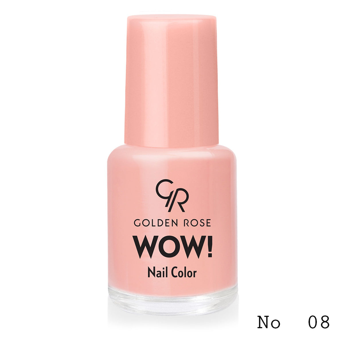 Lac de unghii WOW! Nail Color, 08, 6 ml, Golden Rose