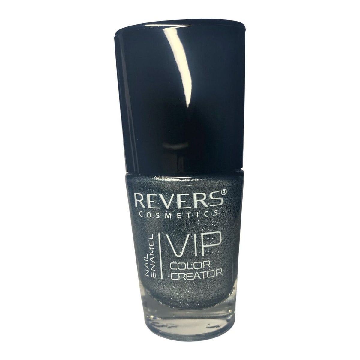Lac de unghii VIP 3D, N.095 - Argintiu sidefat, 12 ml, Revers Cosmetics
