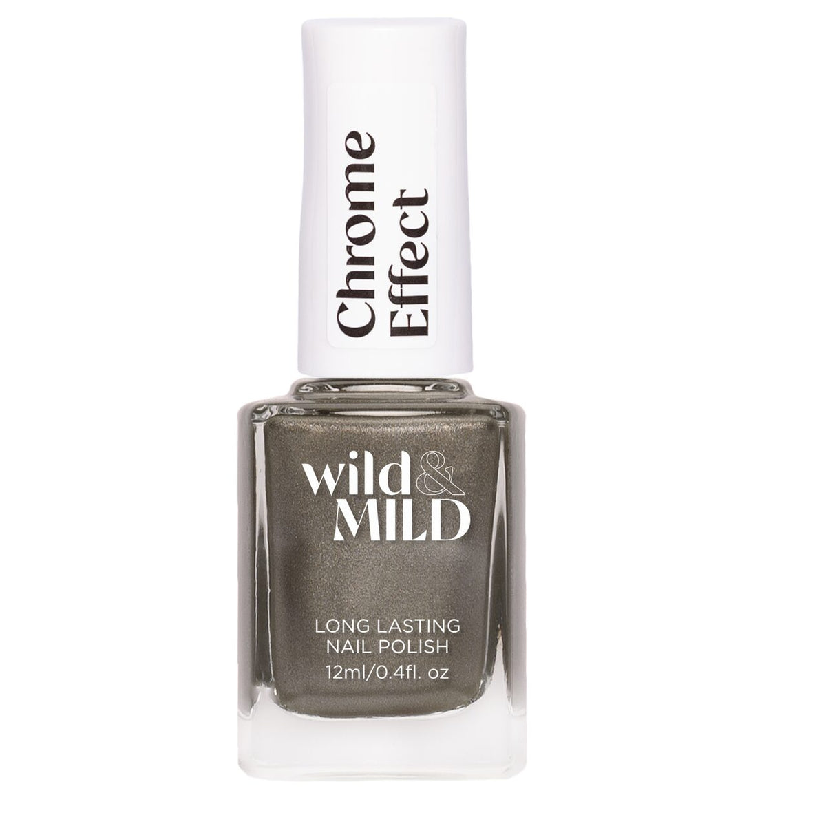 Lac de unghii Wild & Mild Chrome Effect, N.09 - Iron Veil, 12 ml, Wild & Mild