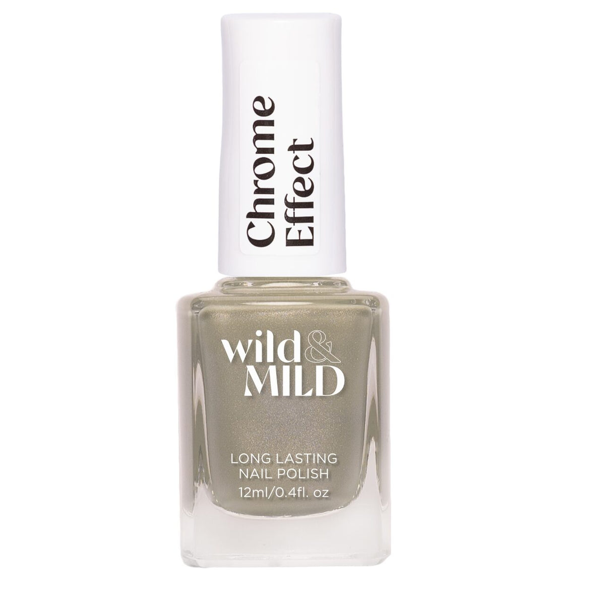 Lac de unghii Wild & Mild Chrome Effect, N.10 - Molten Mercury, 12 ml, Wild & Mild