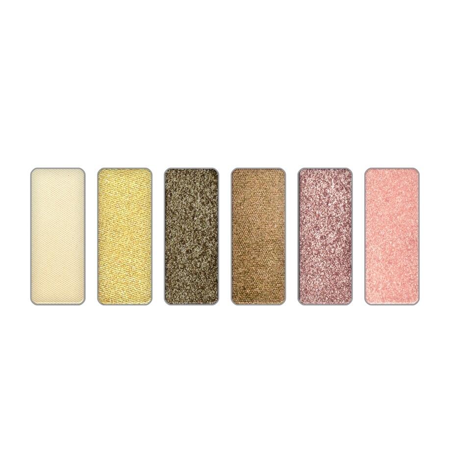 Paletă fard ochi 6 nuanțe New City Trends N.13, 9 gr, Revers Cosmetics