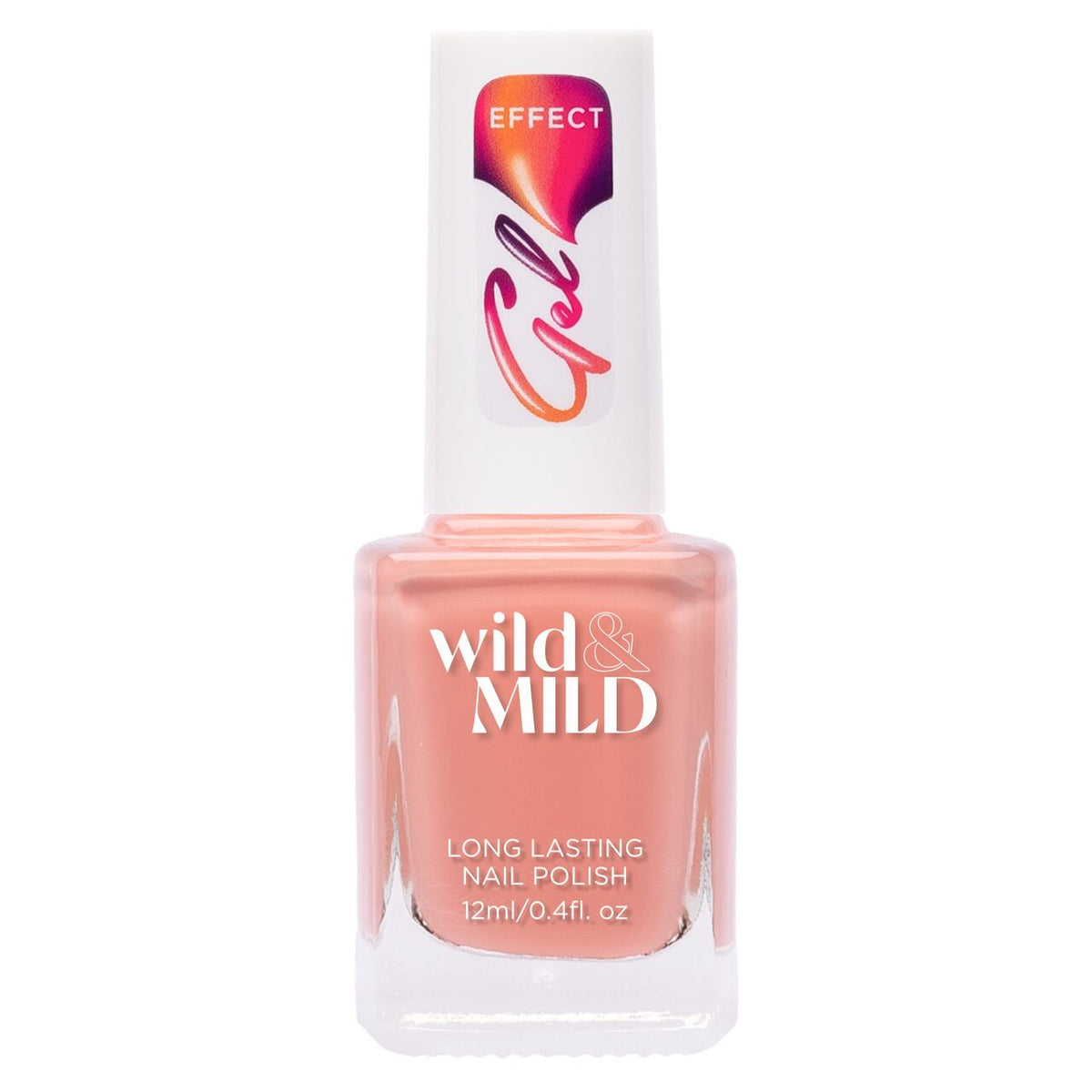 Lac de unghii Wild & Mild Gel Effect, N.25 - Aloha Wild, 12 ml, Wild & Mild