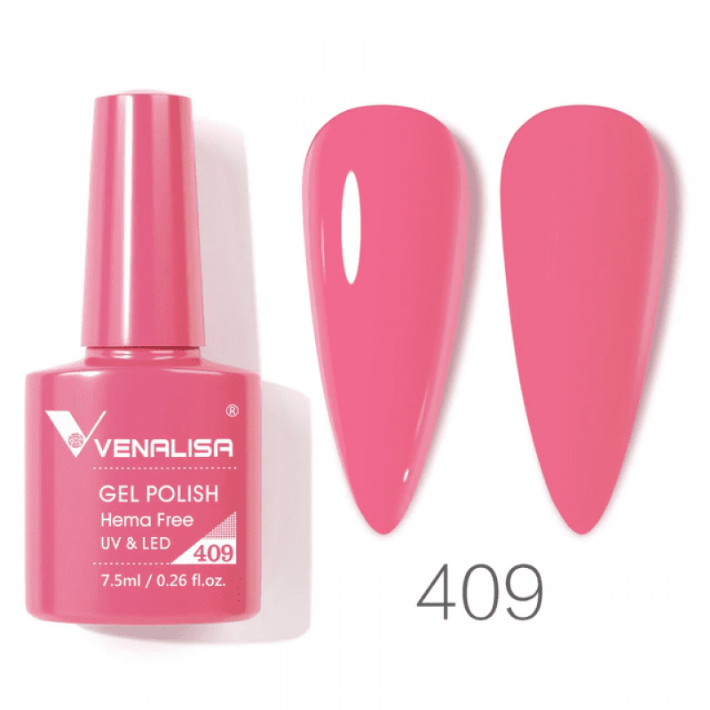 Ojă semipermanentă VIP4 HEMA & TPO FREE, N.409, 7.5 ml, Venalisa