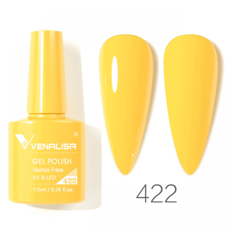 Ojă semipermanentă VIP4 HEMA & TPO FREE, N.422, 7.5 ml, Venalisa