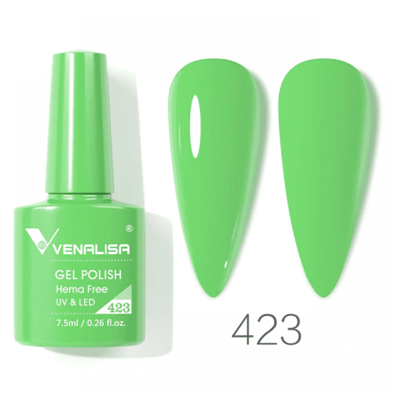 Ojă semipermanentă VIP4 HEMA & TPO FREE, N.423, 7.5 ml, Venalisa