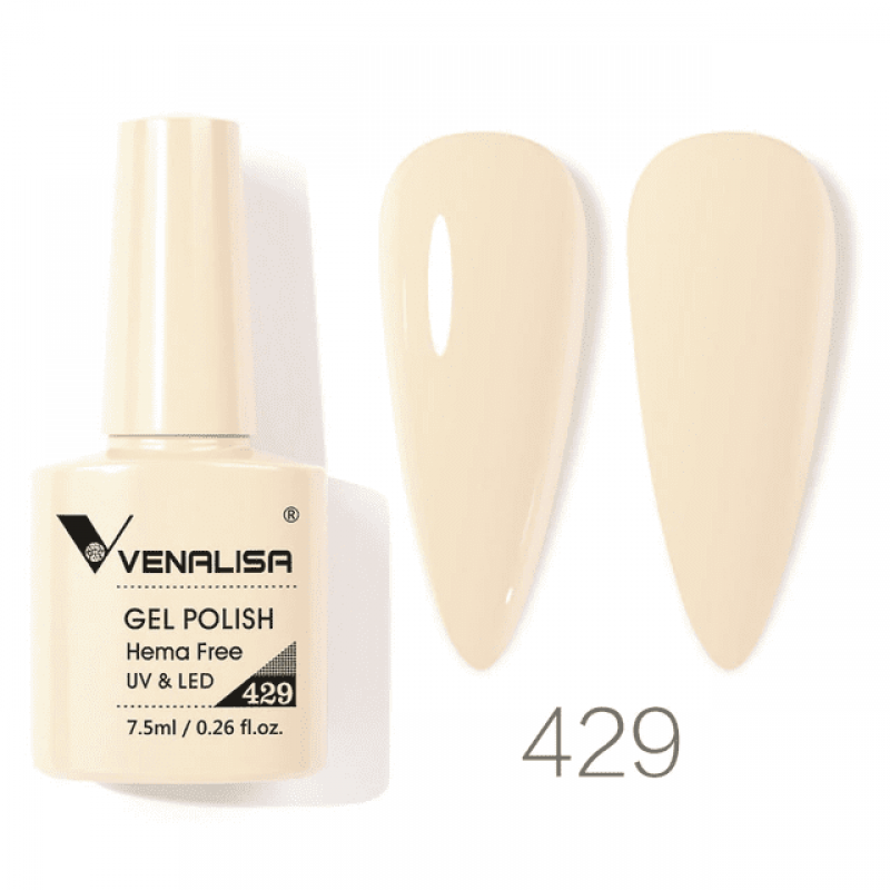 Ojă semipermanentă VIP4 HEMA & TPO FREE, N.429, 7.5 ml, Venalisa