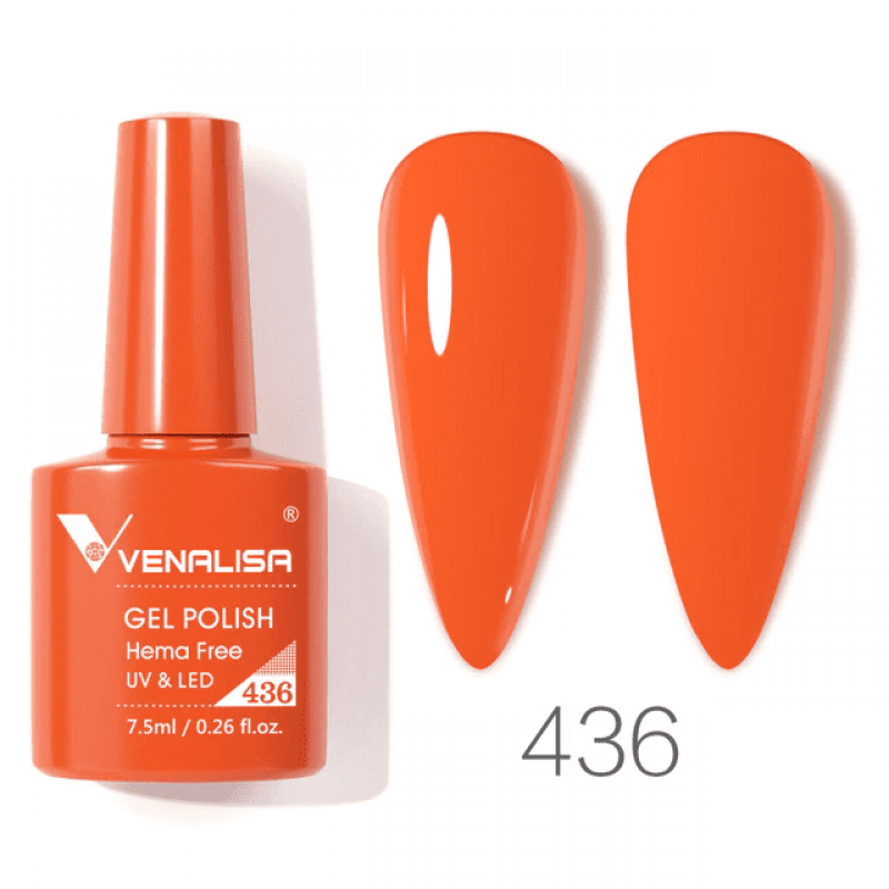Ojă semipermanentă VIP4 HEMA & TPO FREE, N.436, 7.5 ml, Venalisa