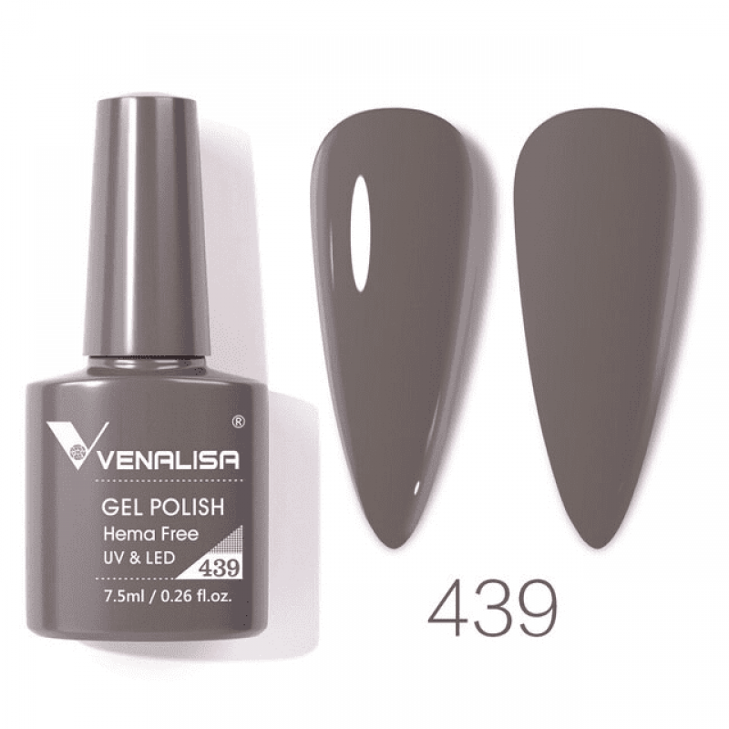 Ojă semipermanentă VIP4 HEMA & TPO FREE, N.439, 7.5 ml, Venalisa