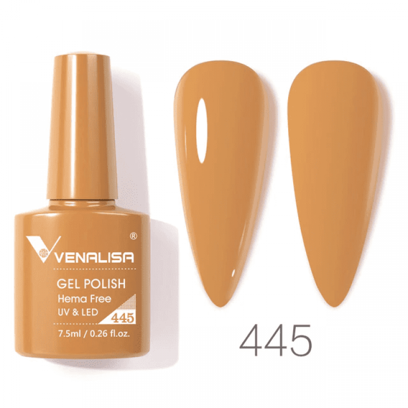 Ojă semipermanentă VIP4 HEMA & TPO FREE, N.445, 7.5 ml, Venalisa