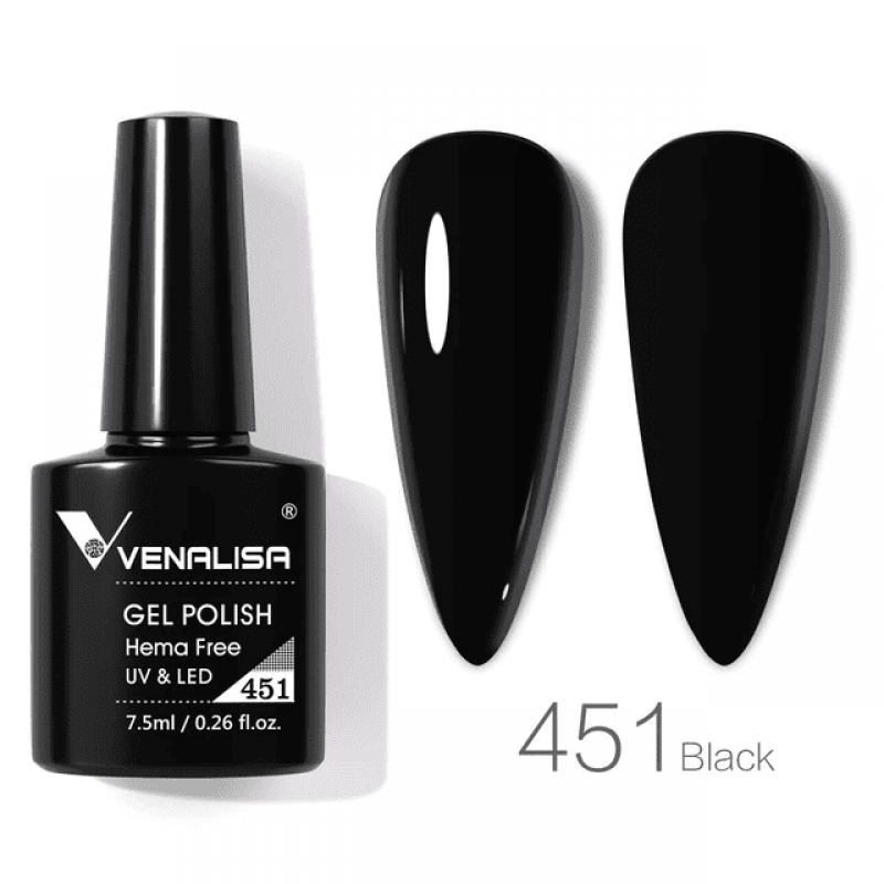 Ojă semipermanentă VIP4 HEMA & TPO FREE, N.451, 7.5 ml, Venalisa