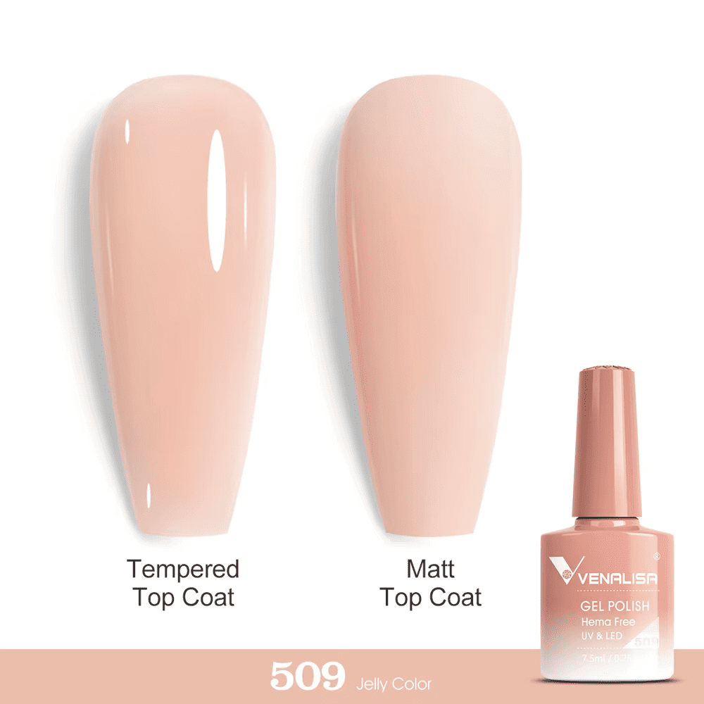 Ojă semipermanentă VIP5 HEMA & TPO FREE, N.509, 7.5 ml, Venalisa