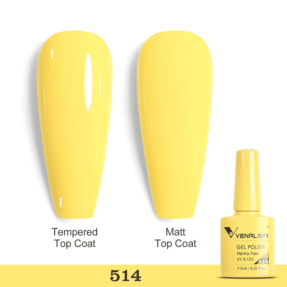 Ojă semipermanentă VIP5 HEMA & TPO FREE, N.514, 7.5 ml, Venalisa
