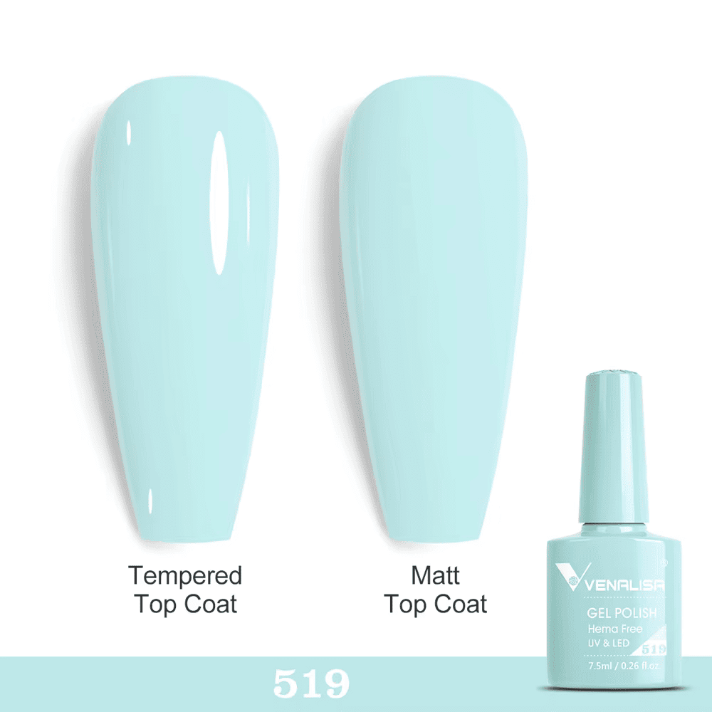 Ojă semipermanentă VIP5 HEMA & TPO FREE, N.519, 7.5 ml, Venalisa