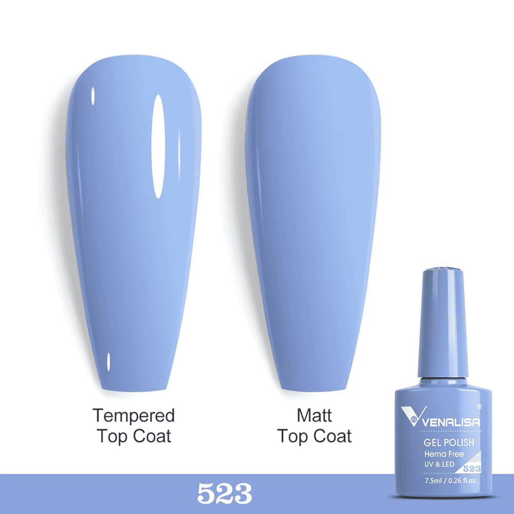Ojă semipermanentă VIP5 HEMA & TPO FREE, N.523, 7.5 ml, Venalisa