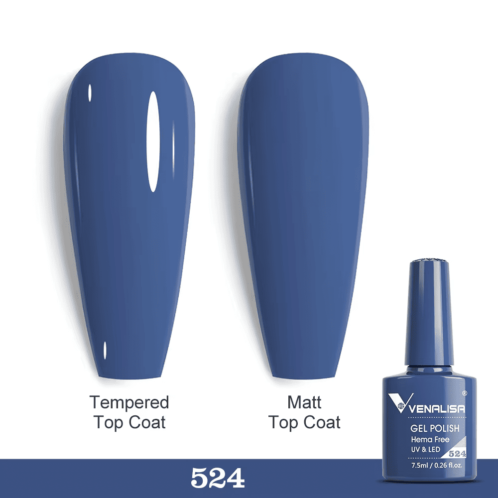 Ojă semipermanentă VIP5 HEMA & TPO FREE, N.524, 7.5 ml, Venalisa
