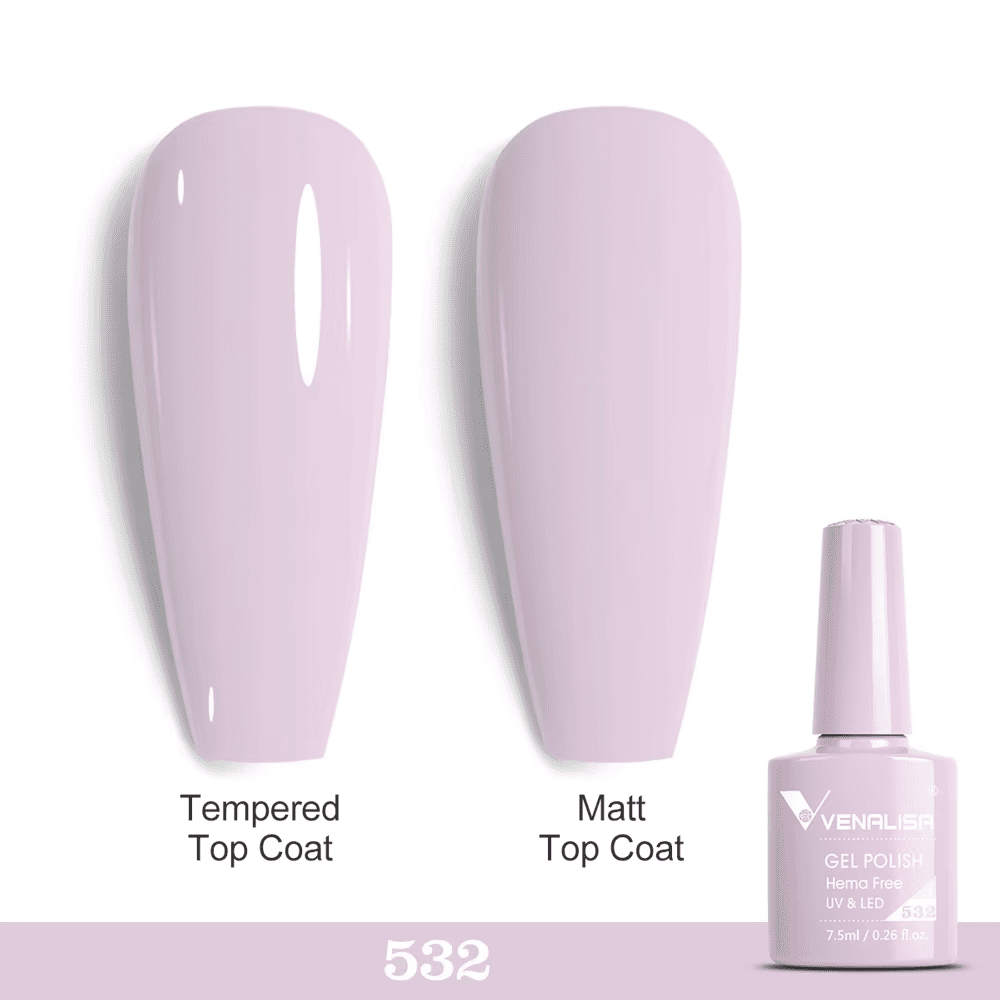 Ojă semipermanentă VIP5 HEMA & TPO FREE, N.532, 7.5 ml, Venalisa