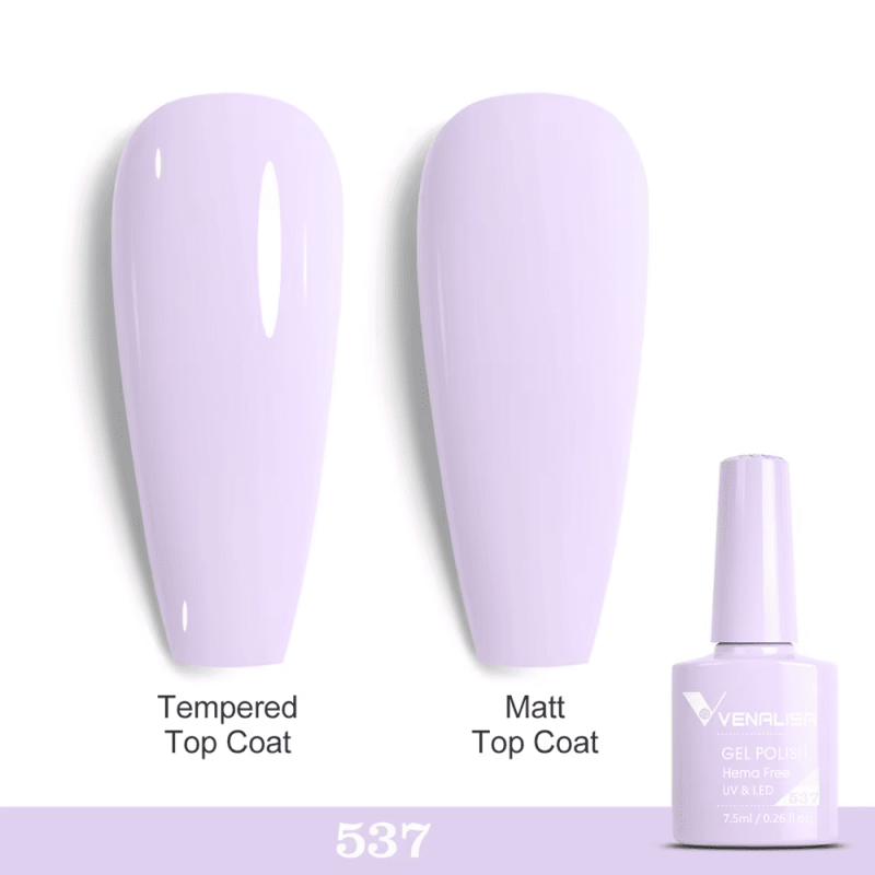 Ojă semipermanentă VIP5 HEMA & TPO FREE, N.537, 7.5 ml, Venalisa