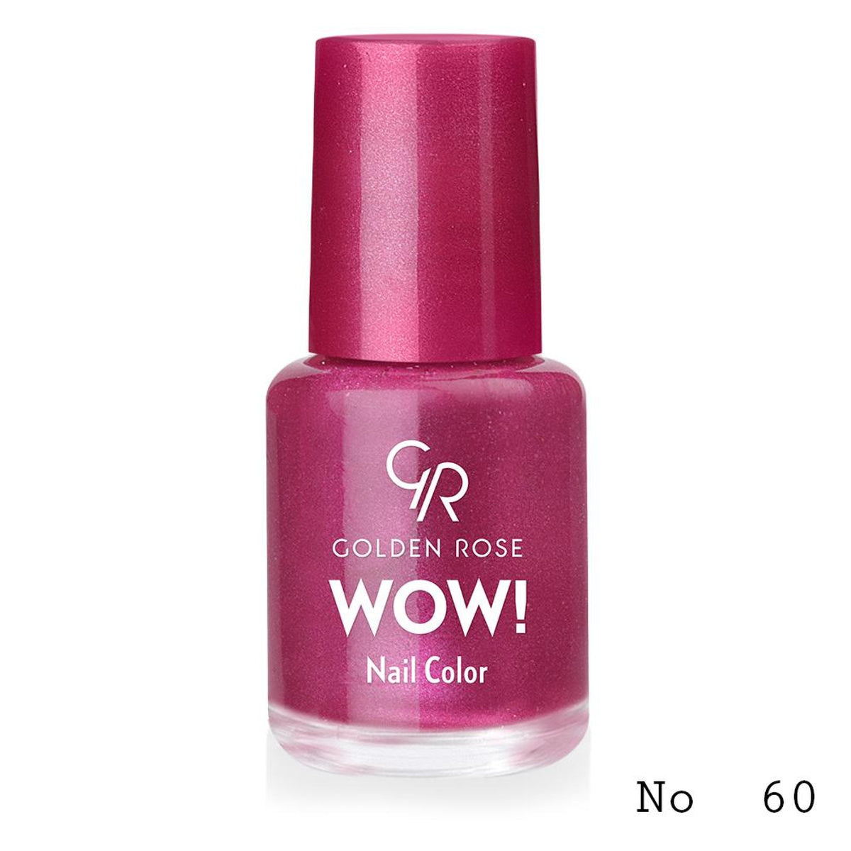 Lac de unghii WOW! Nail Color, 60, 6 ml, Golden Rose
