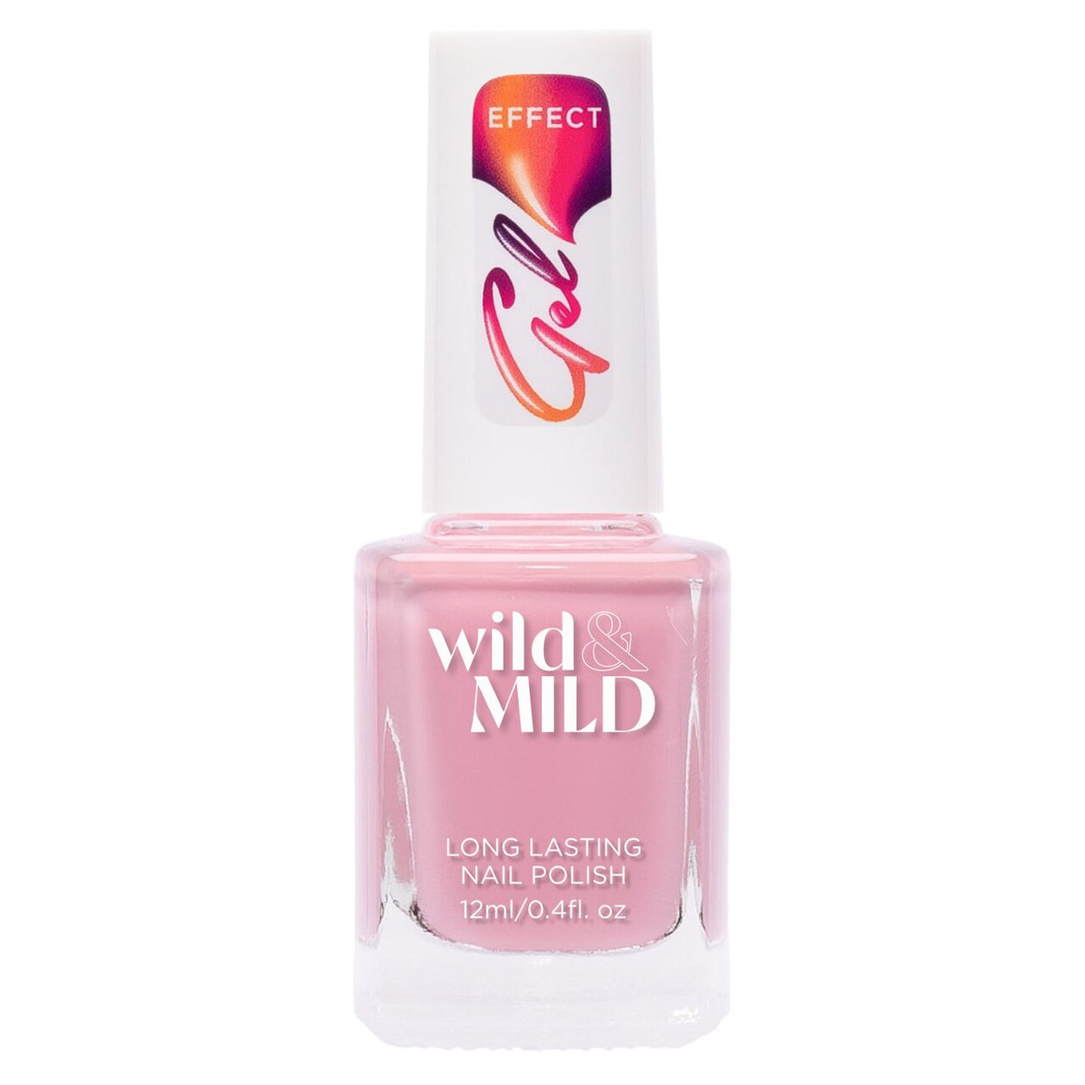 Lac de unghii Wild & Mild Gel Effect, N.72 - Strawberry Mojito, 12 ml, Wild & Mild
