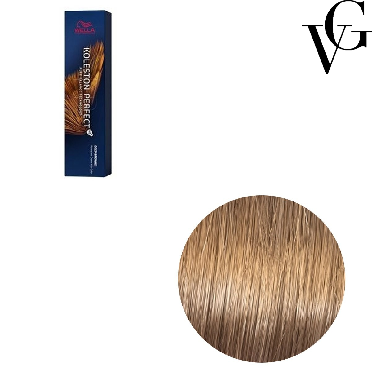 Vopsea de păr Koleston Perfect Me+ 8/7, Blond deschis castaniu, 60 ml, Wella Professionals
