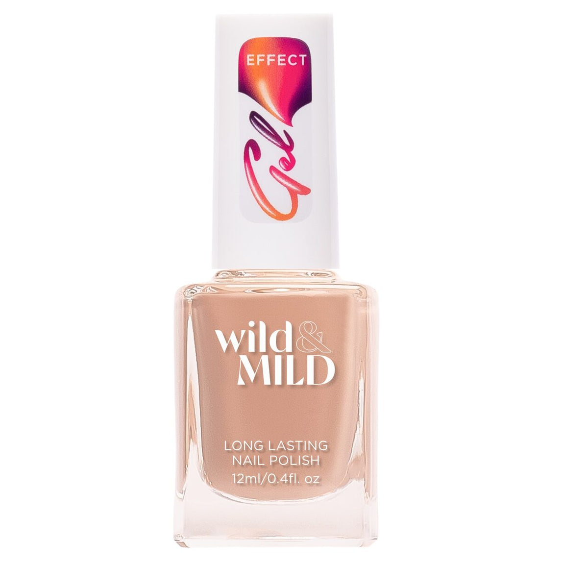 Lac de unghii Wild & Mild Gel Effect, N.80 - Vanilla Bean Delight, 12 ml, Wild & Mild