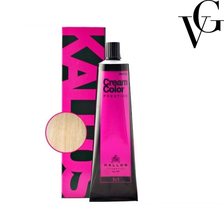 Vopsea de păr Prestige 900, Blond extra deschis, 60 ml, Kallos