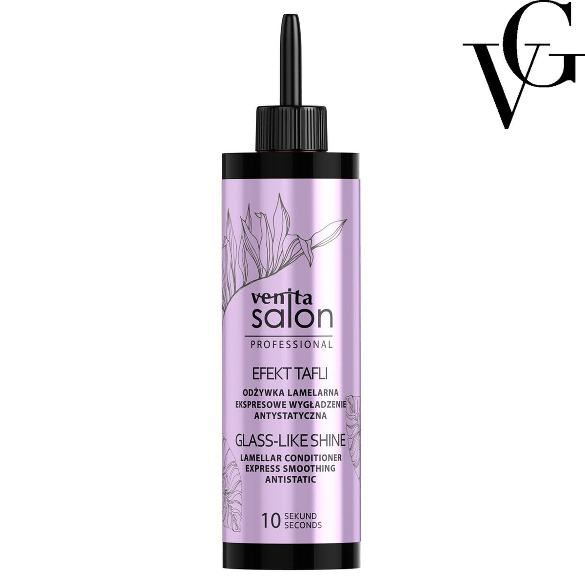 Balsam lamelar pentru păr cu strălucire intensă Glass Like Shine, Venita, 200 ml