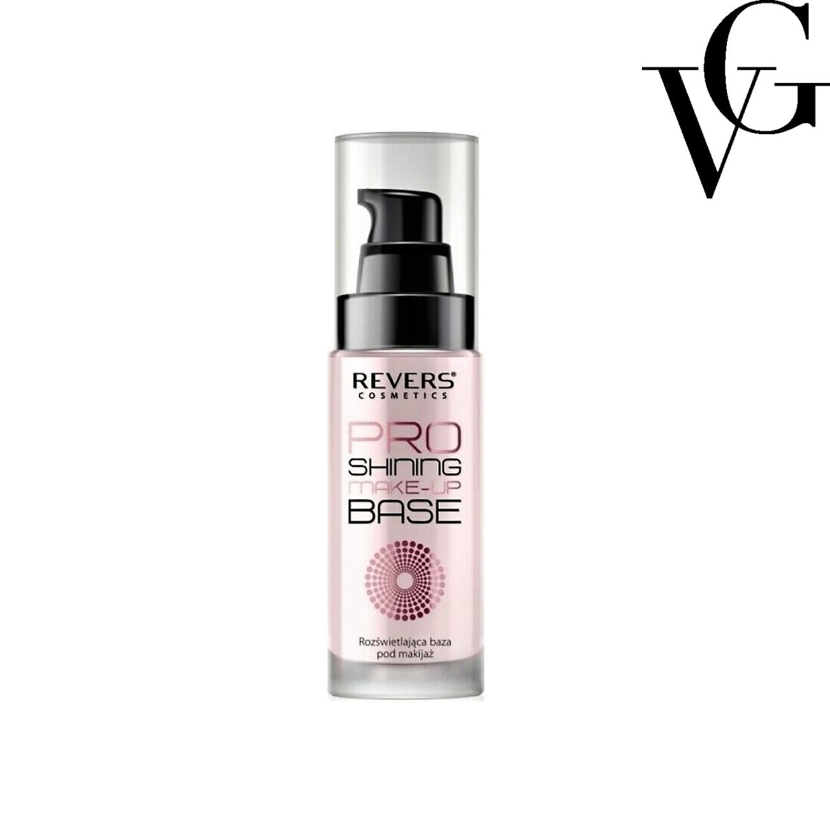 Bază de machiaj iluminatoare Pro Shining, 30 ml, Revers Cosmetics