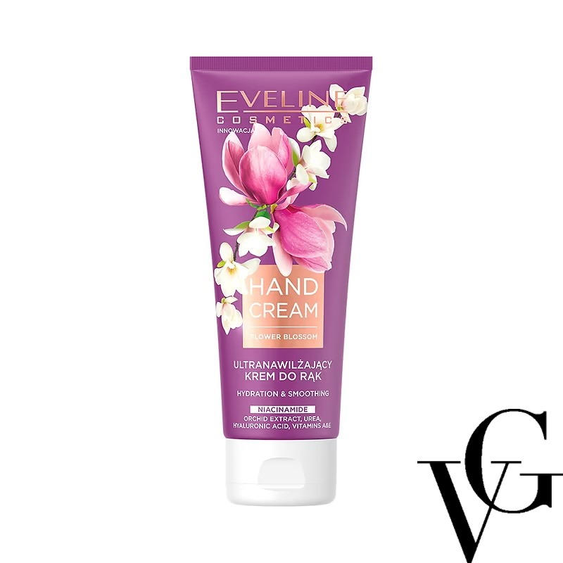 Cremă de mâini Flower Blossom, 75 ml, Eveline Cosmetics