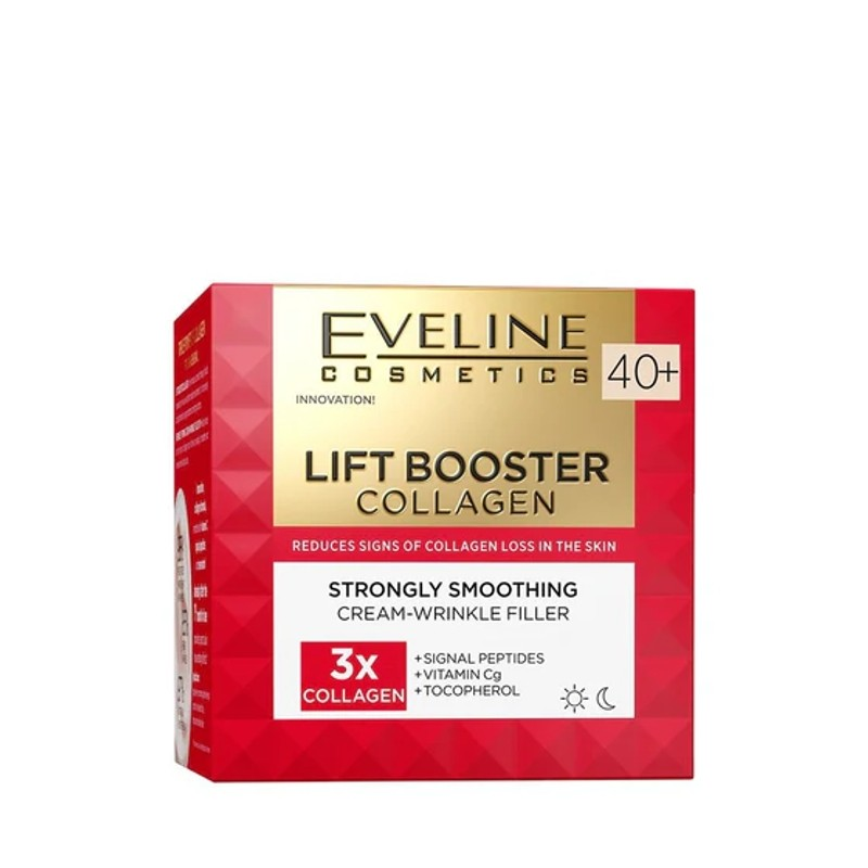 Cremă de față Lift Booster Collagen 40+, 50 ml, Eveline Cosmetics