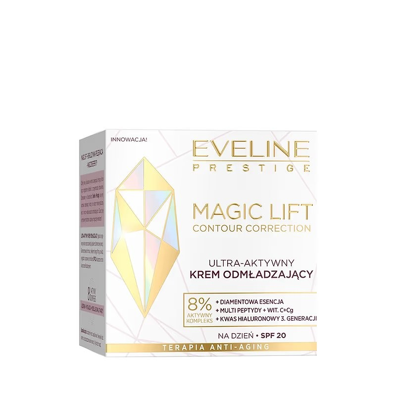 Cremă de zi Ultra-Activă SPF20 Magic Lift, 50 ml, Eveline Cosmetics