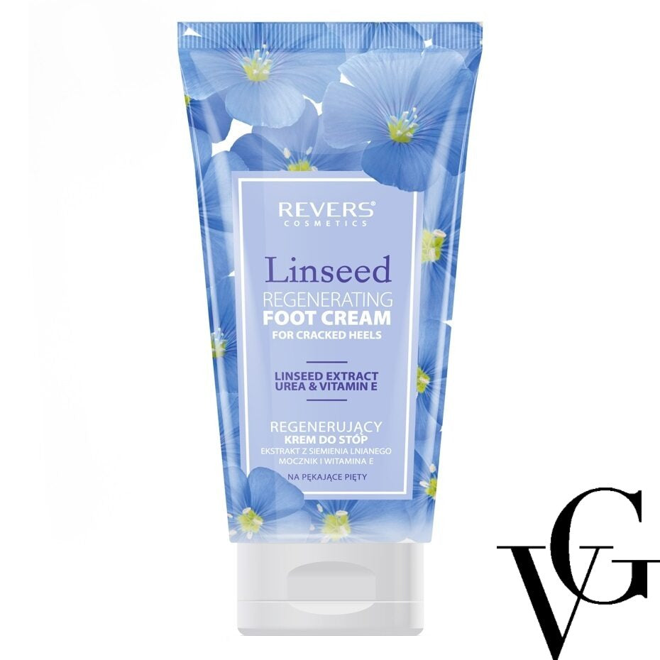 Cremă pentru picioare cu extract de in, 150 ml, Reverse Cosmetics