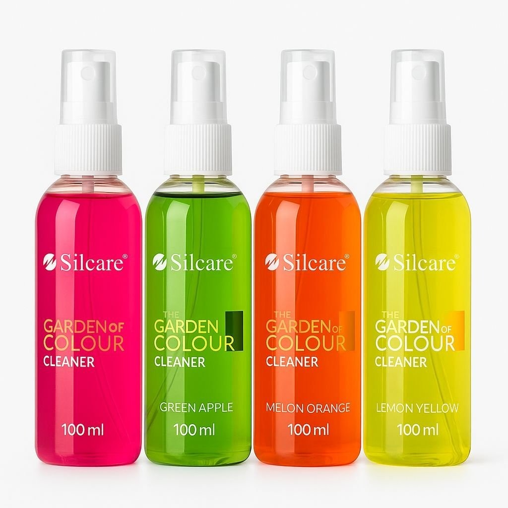 Degresant pentru unghii diverse arome The Garden of Colour Cleaner, 100 ml, Silcare