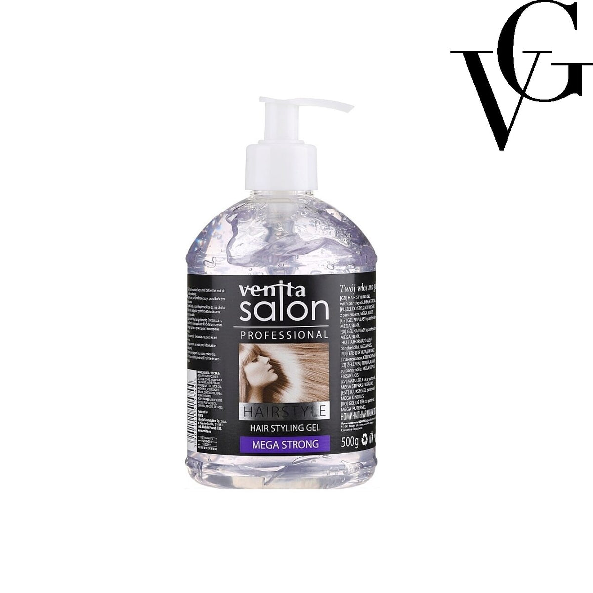 Gel de păr Mega Strong, 500 ml, Venita